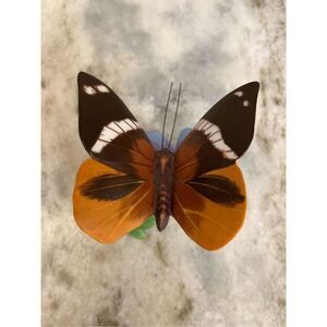 Franklin Mint World Butterflies Tufted King Butterfly #brown #collectors
